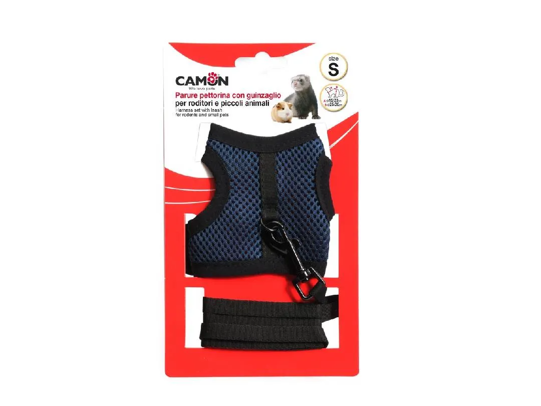 Polyester harness and leash (105cm) for small pets