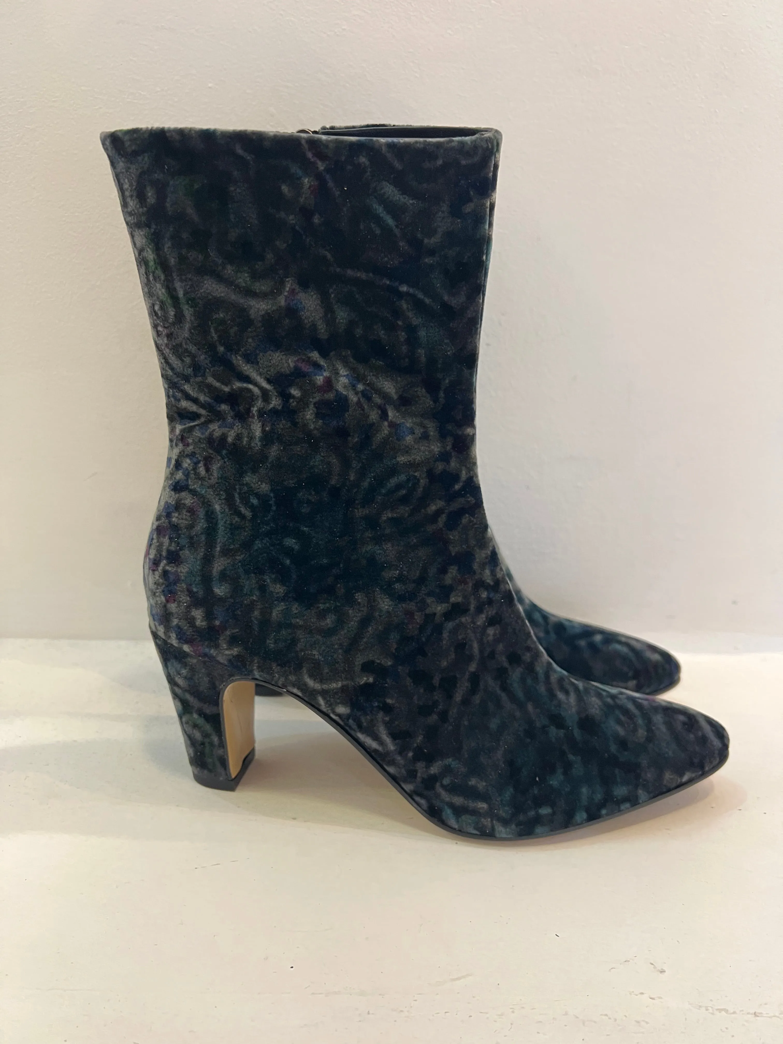 Pons Quintana Velour Ankle Boot