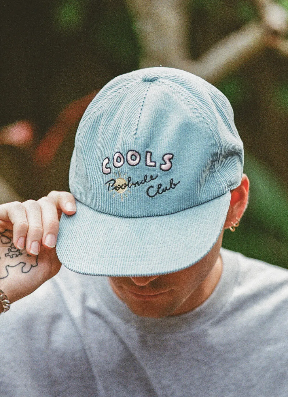 Poolside Cap Blue Cord