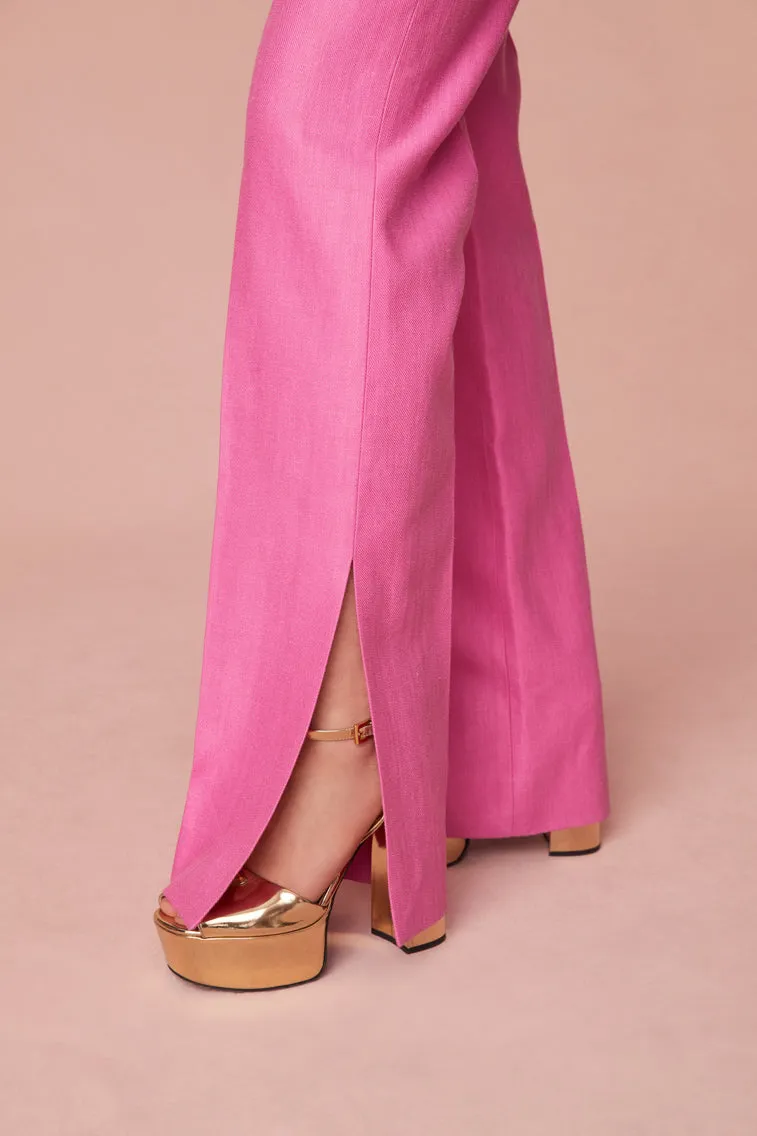 Poppet Straight Leg Tailored Pants