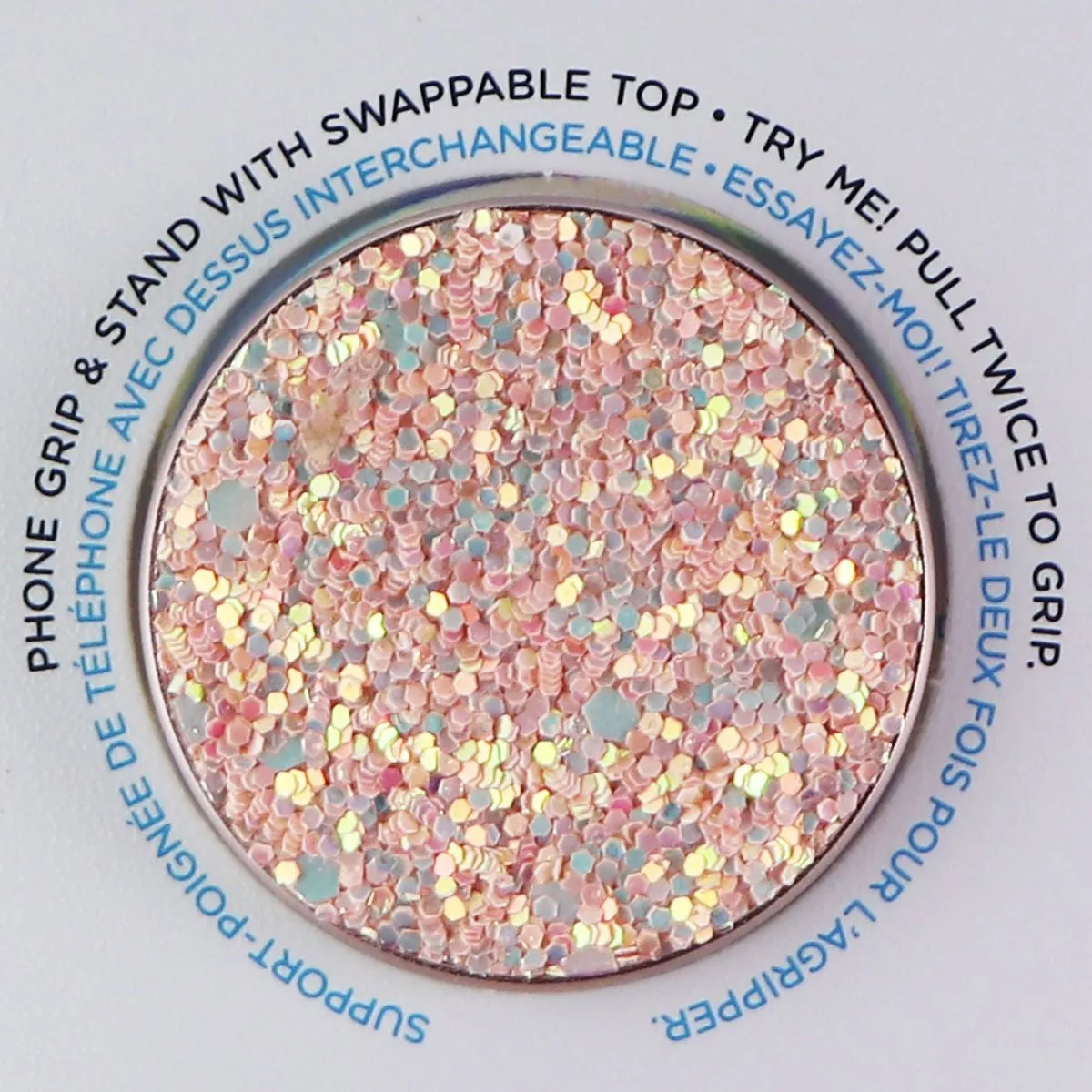 PopSockets PopGrip Premium Swappable Grip for Phones & Tablets - Sparkle Rose