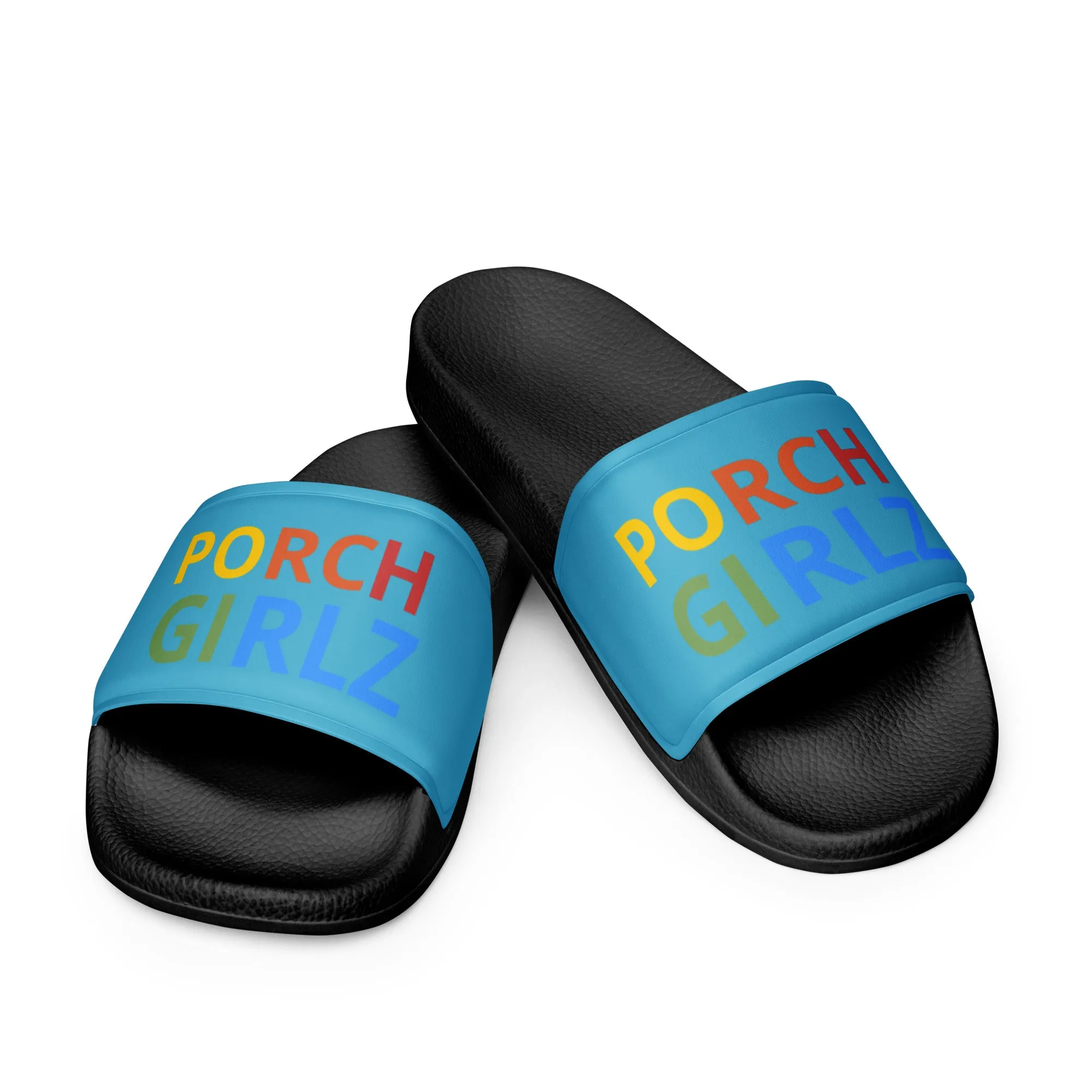 PORCHGIRLZ(LA'BAEBEE BLUE)Women's slides