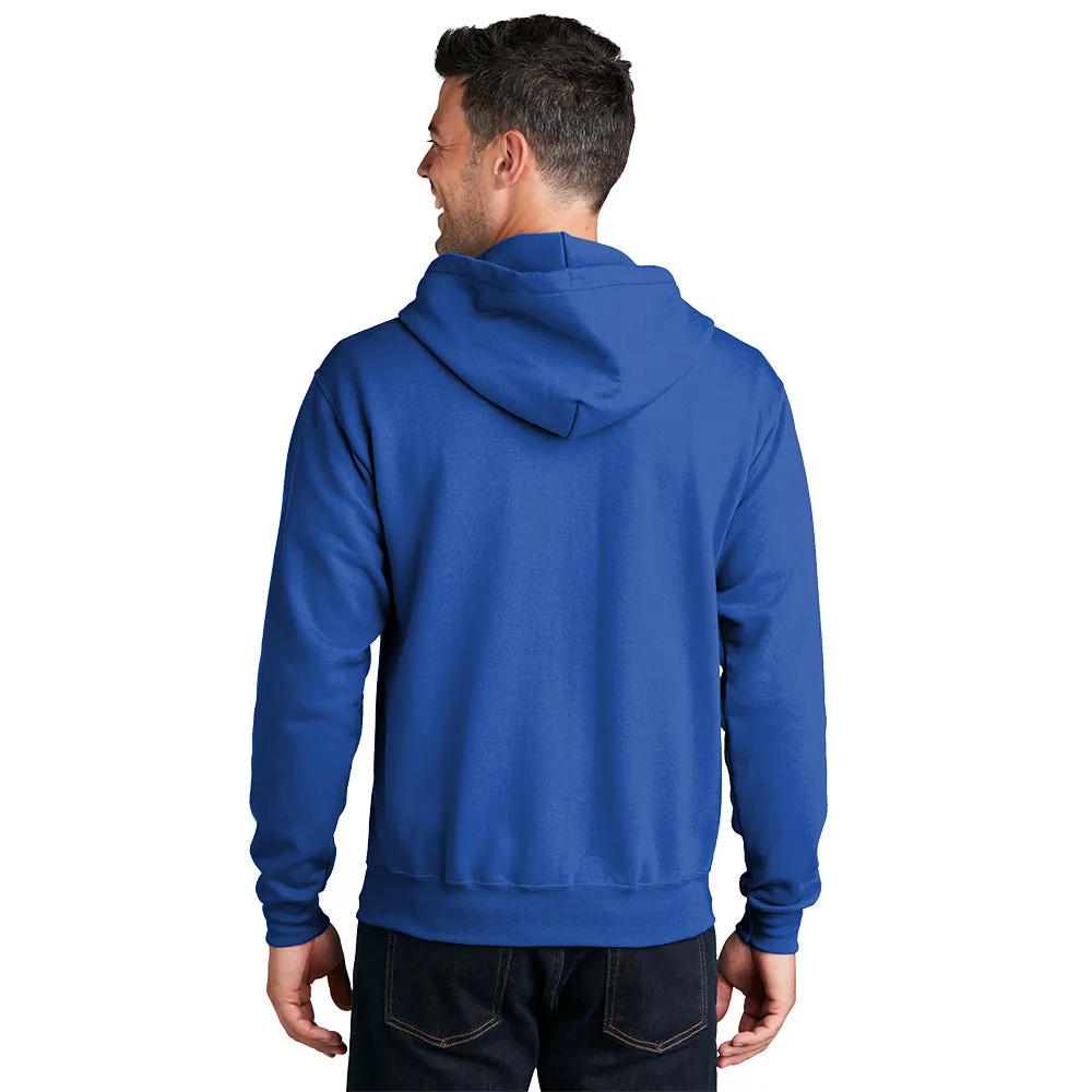 Port & Company® Core Fleece Full-Zip Hooded Sweatshirt - Royal