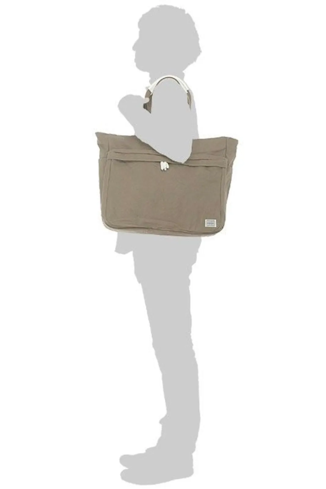 Porter Beat Tote Bag Beige