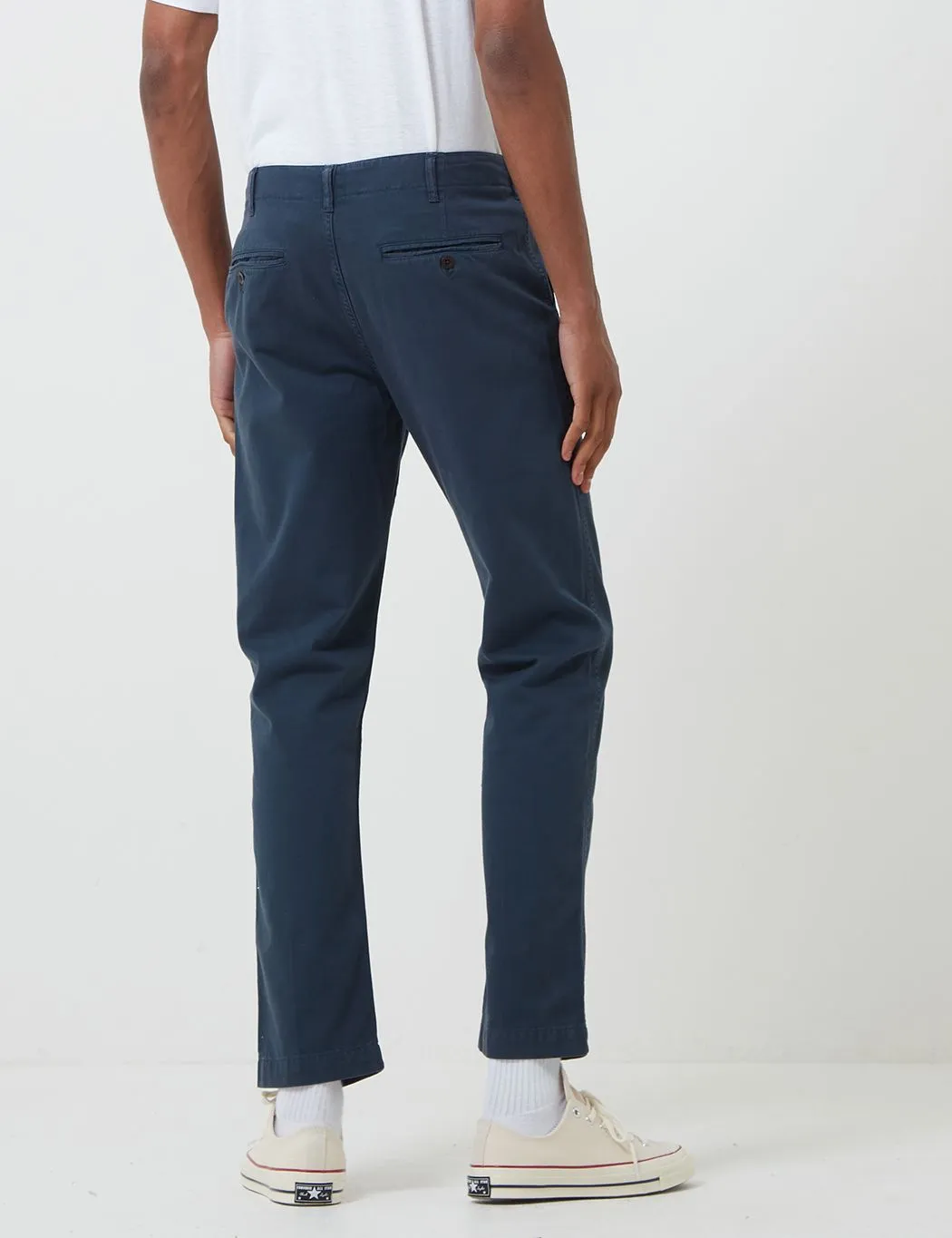 Portuguese Flannel Labura Trousers - Navy Blue