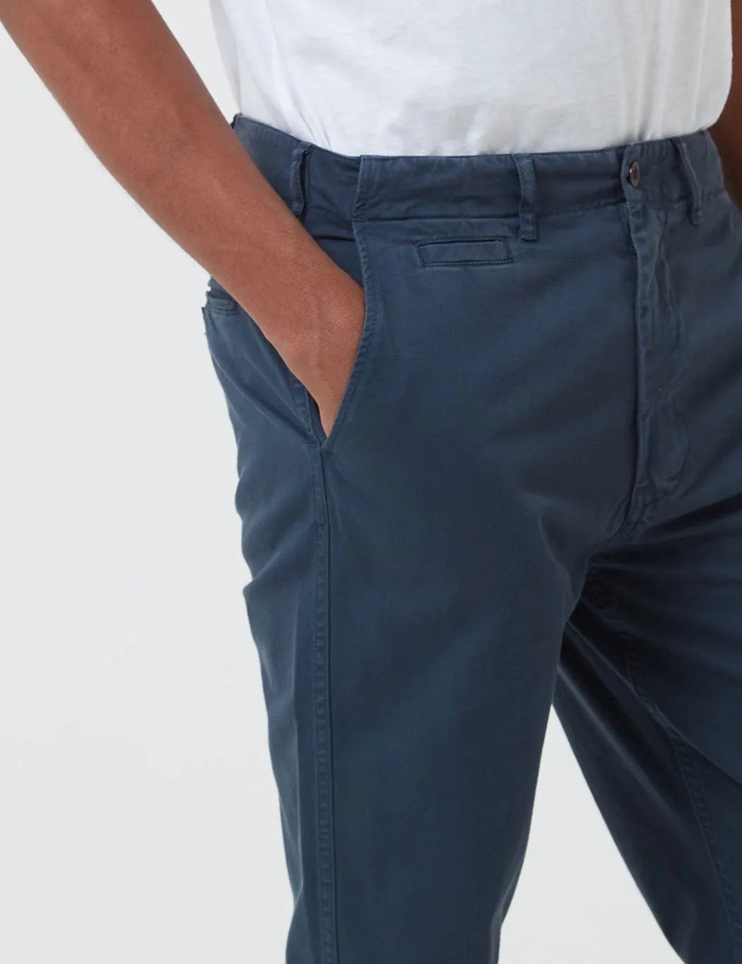 Portuguese Flannel Labura Trousers - Navy Blue