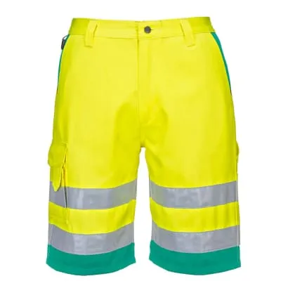 Portwest Hi-Vis Lightweight Polycotton Shorts-L043