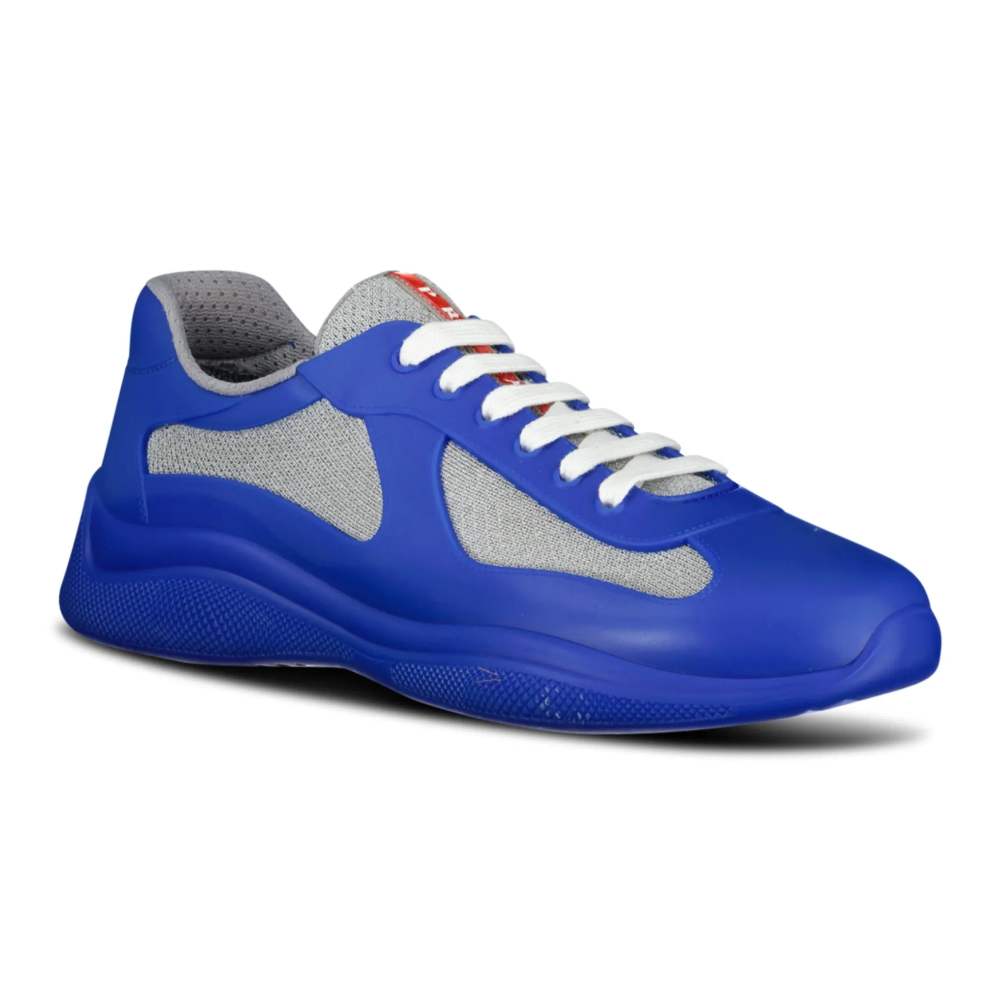 Prada Americas Cup Bike Fabric Sneakers Blue