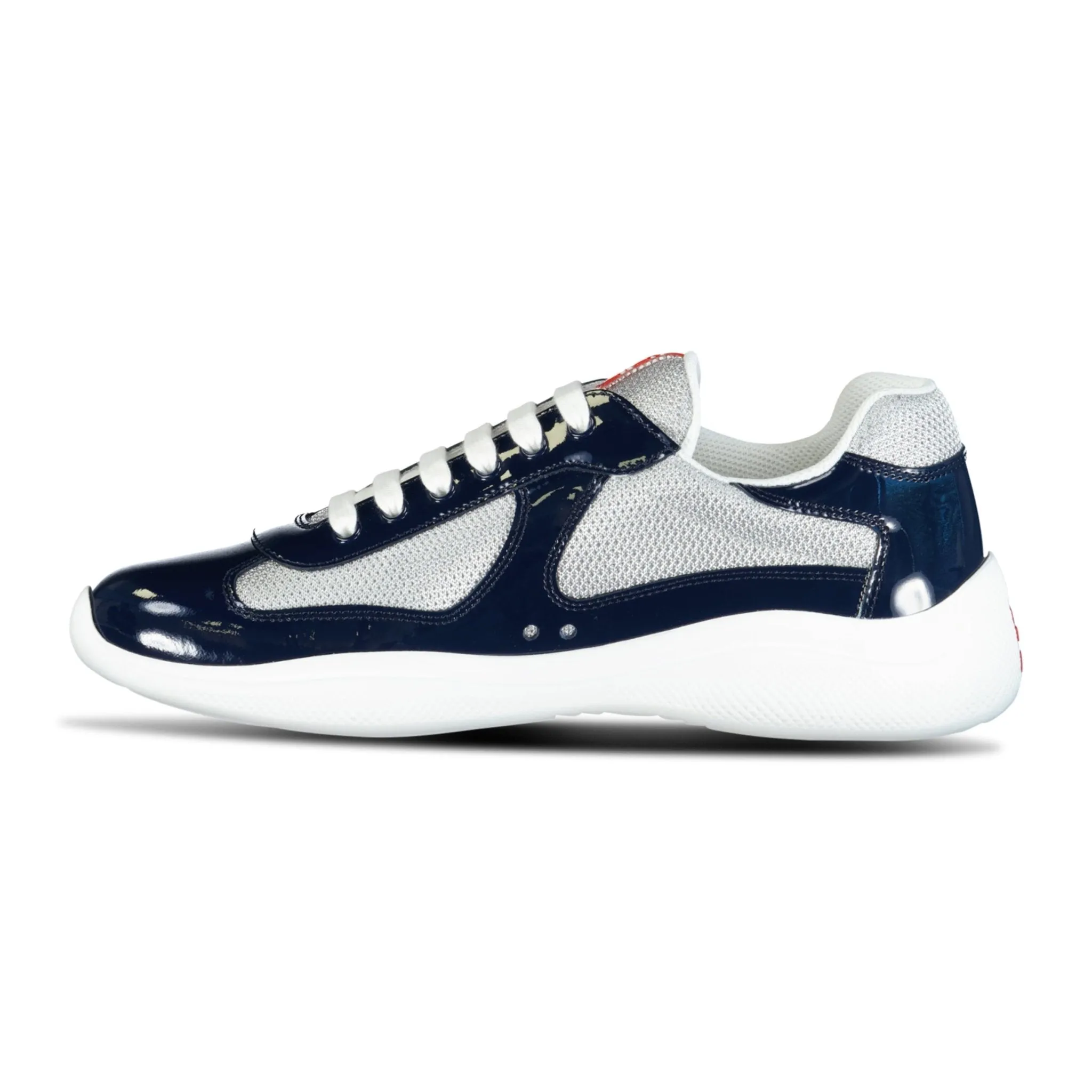 Prada Americas Cup Sneakers Navy & Grey Mesh