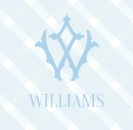 Preppy Check Calling Cards Blue