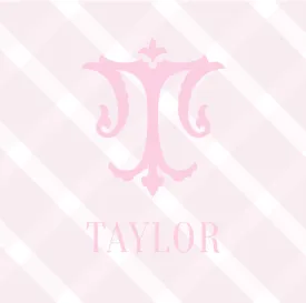 Preppy Check Calling Cards Pink