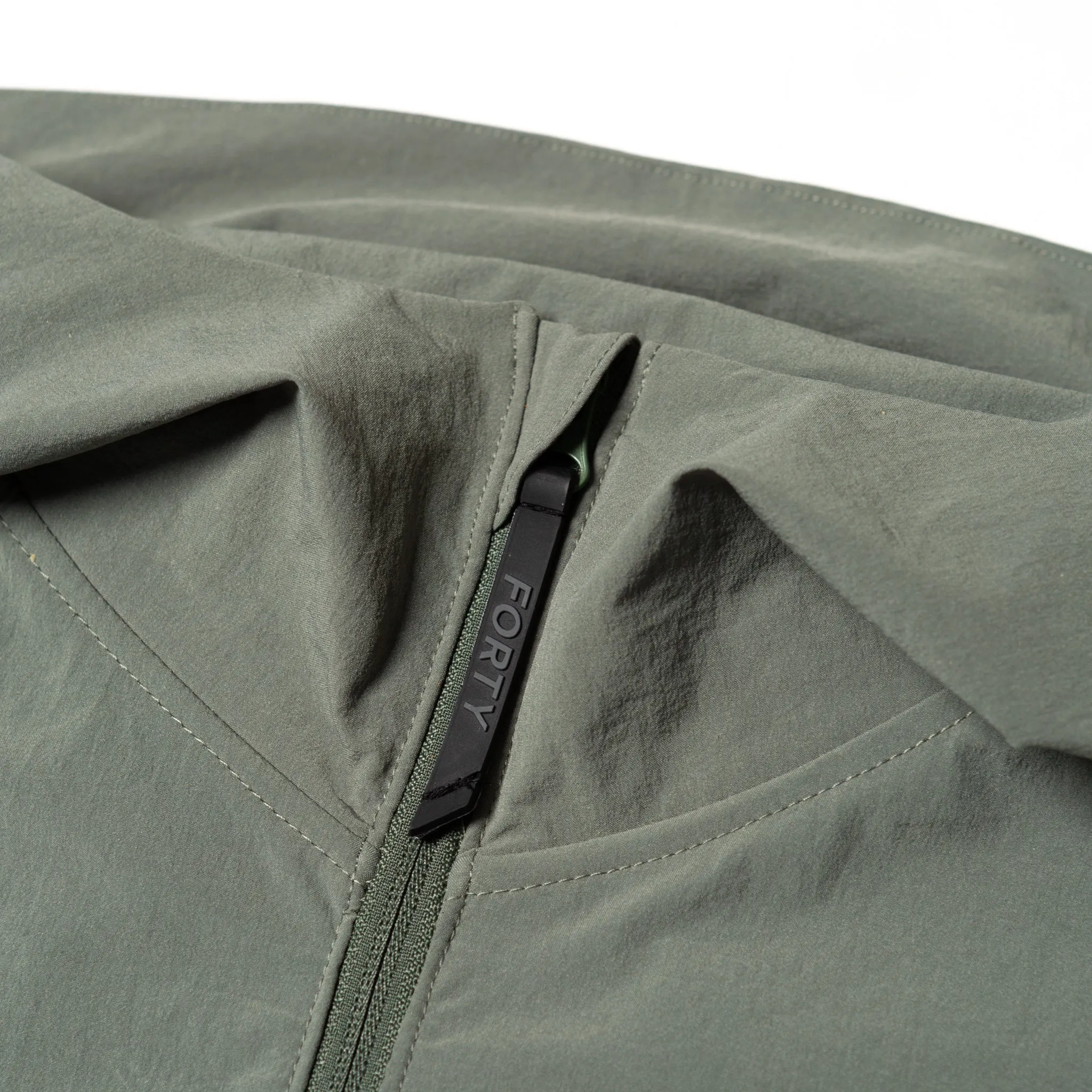 Price Hooded Windbreaker (Sage/Grey/White)