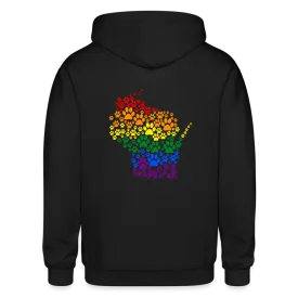 Pride Paws Gildan Heavy Blend Adult Zip Hoodie