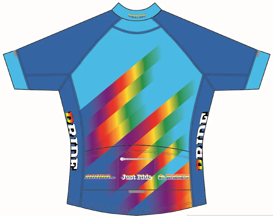 PRIDE "Gradient" Race Cut Cycling Jersey