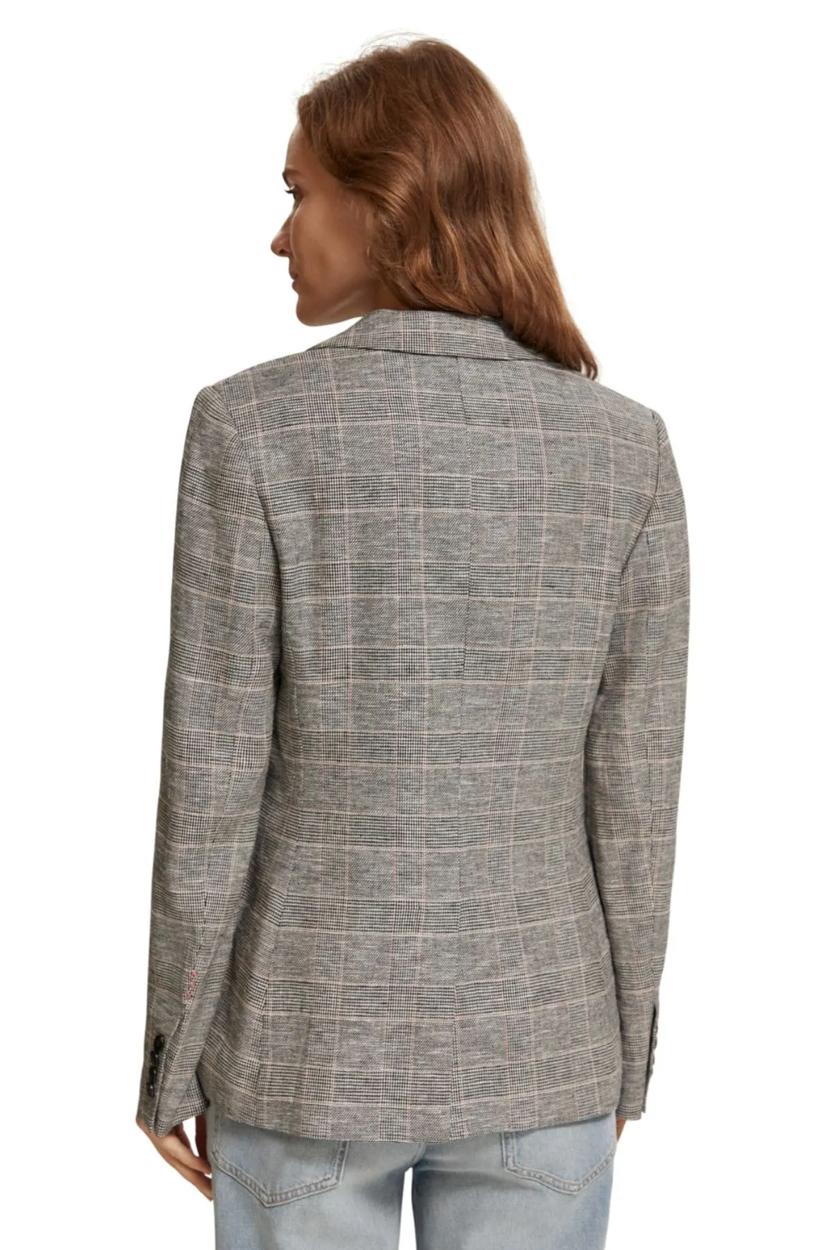 PRINCE OF WALES CHECK SINGLE BLAZER