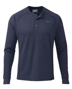 PRO Merino 200 Henley | Steel Blue