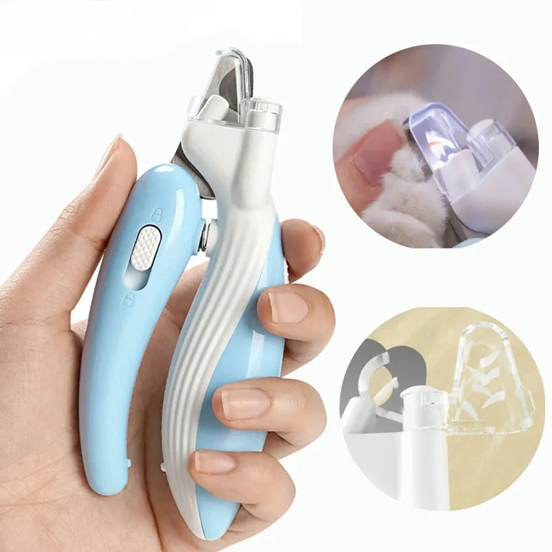 Professional Pet Nail Clippers with Led Light Pet Claw Grooming Scissors for Dogs Cats Small Animals Paw Nail Trimmer Pet Supply