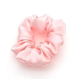 Prolixr's Pink Scrunchies - Made With Soft Satin - Anti Hair Breakage, No Tugging & Pulling - For Pony Tail, Buns & Other Hairstyles - Perfect Hair Accessory For All Occasions (12)