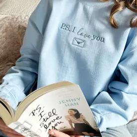 P.S. I Love You Embroidered Gemma Sweatshirt