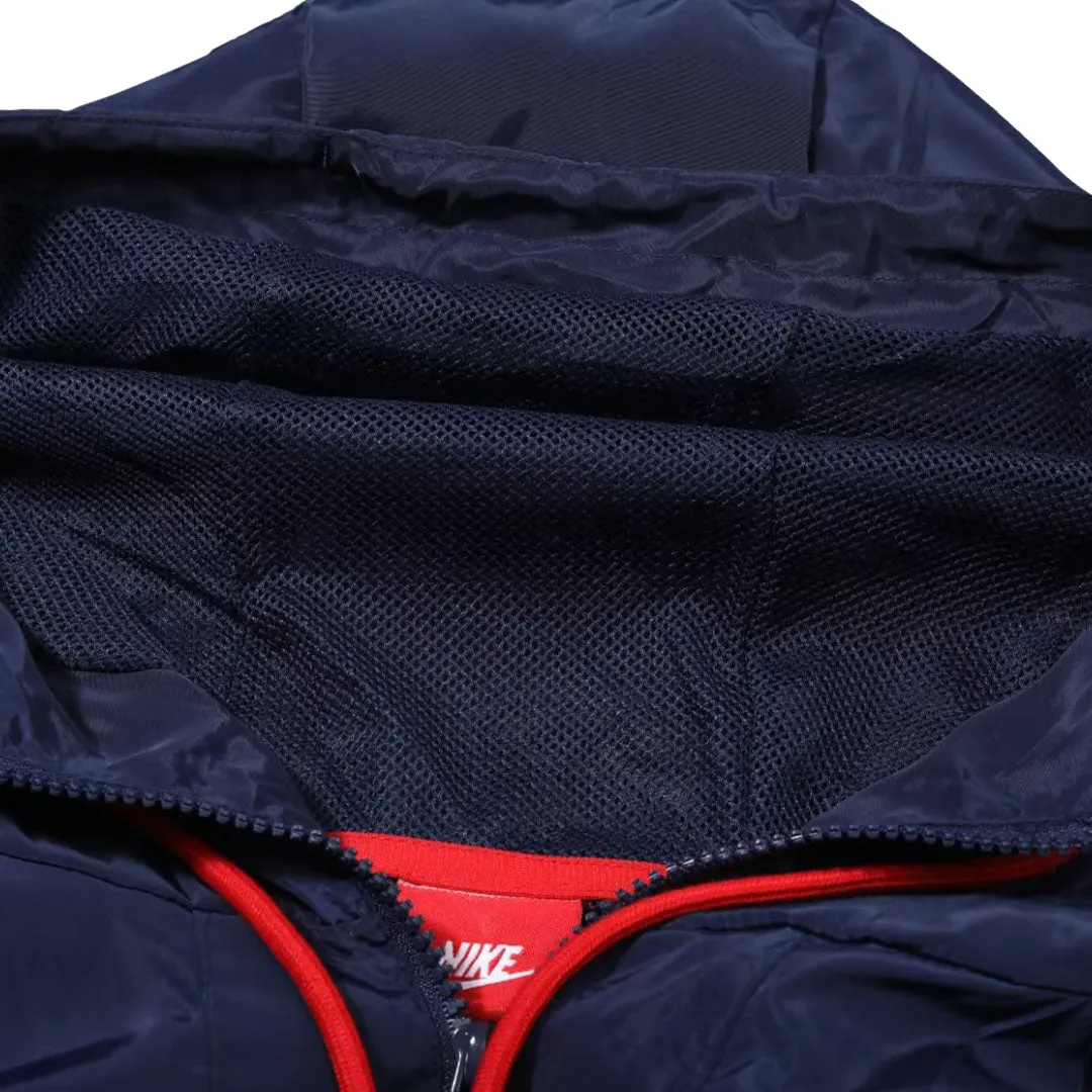 PSG Windbreaker Hoodie Jacket Navy 2023/24