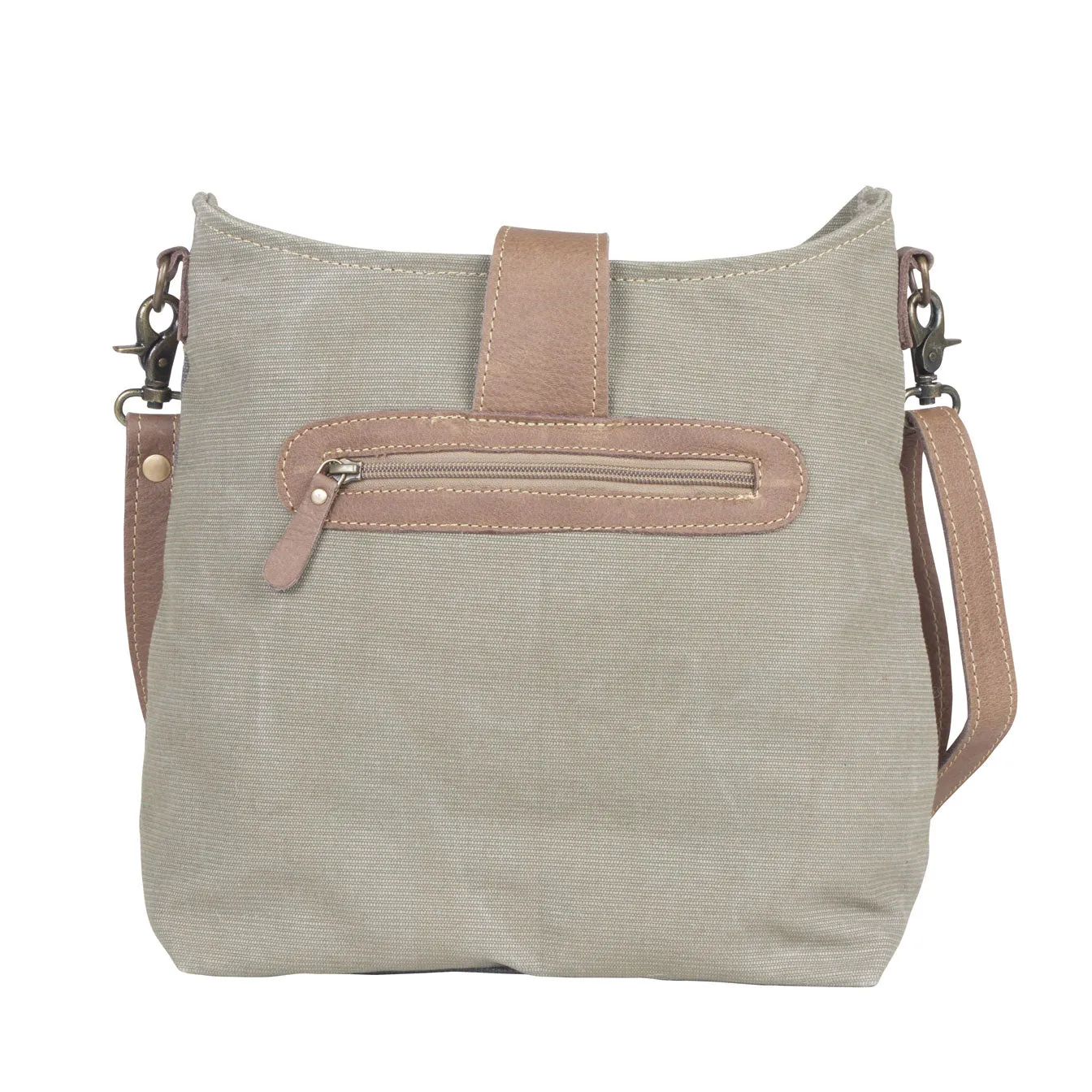 Psychedelic Gray Shoulder Bag