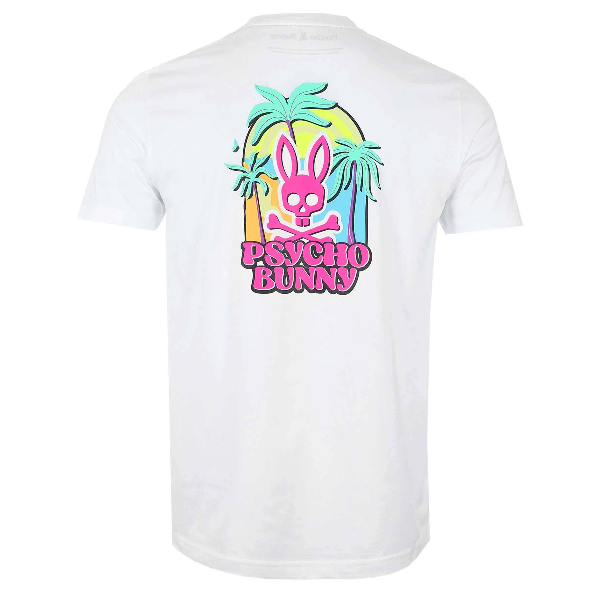 Psycho Bunny Redland Graphic T-Shirt in White