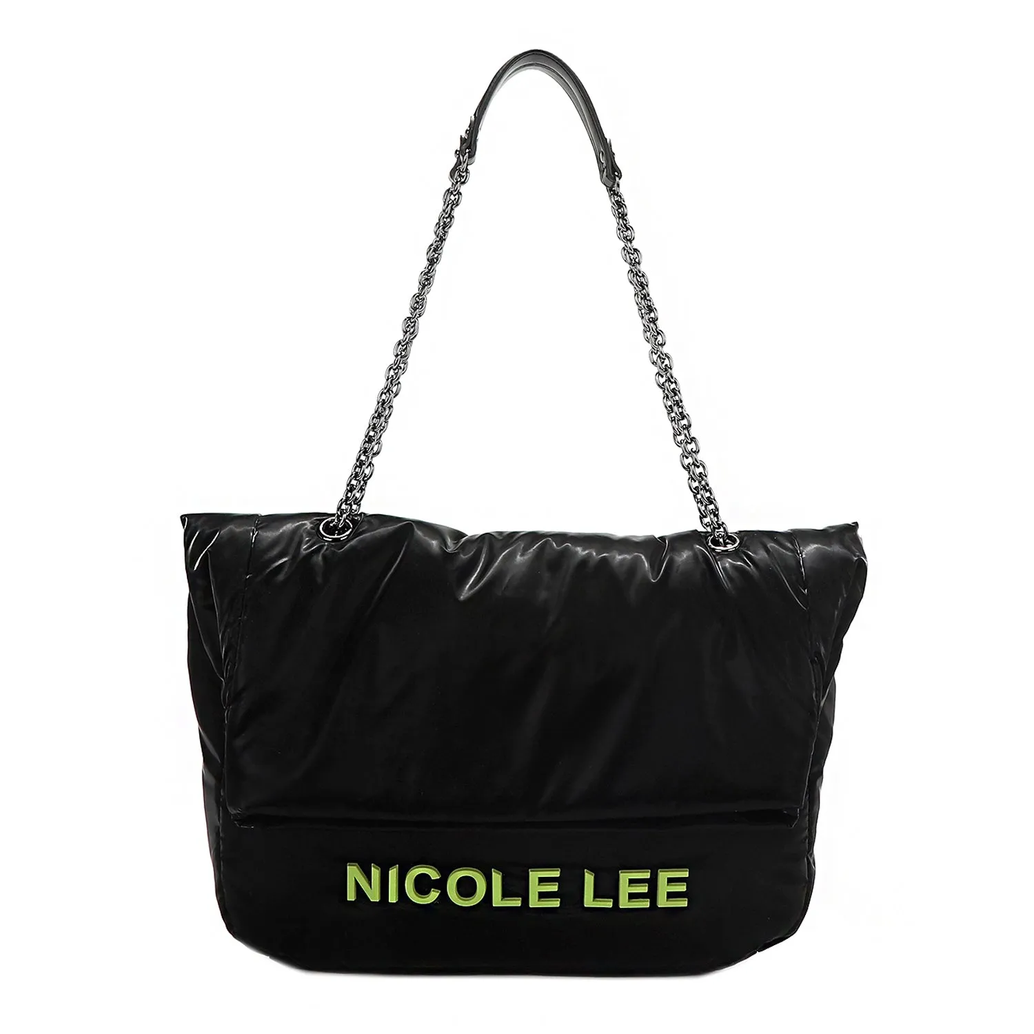 PUFFY LARGE FLAP BAG