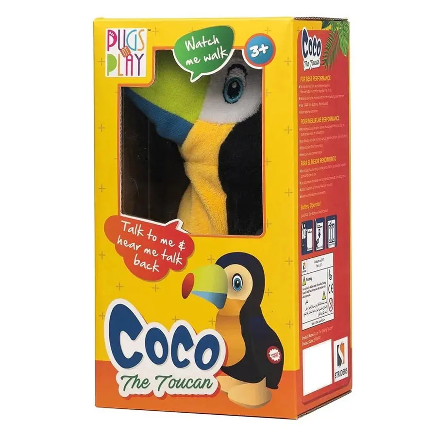 Pugs At Play Pap Coco The Talking Toucan