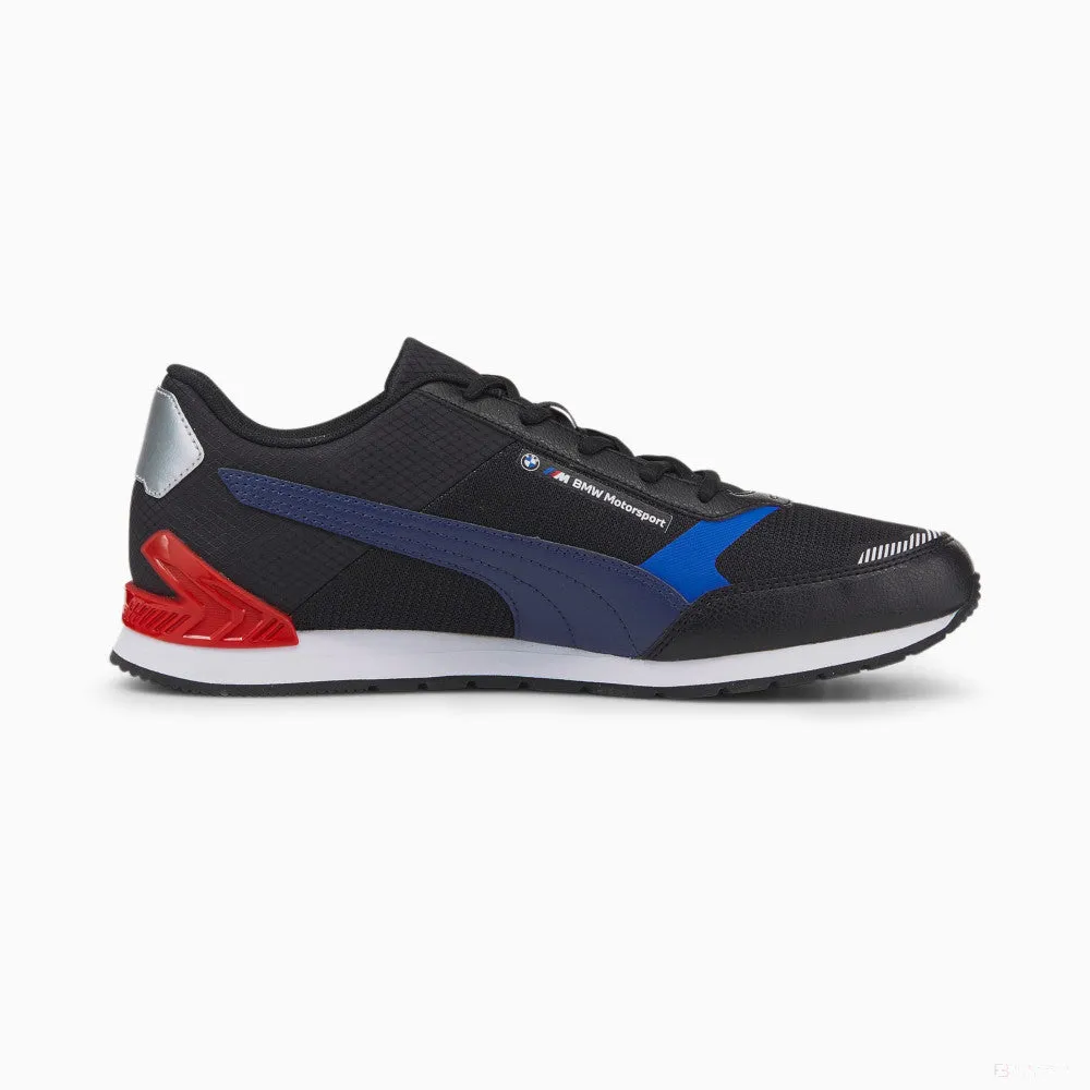 Puma BMW MMS Track Racer Shoes, Black-Blue, 2022