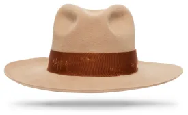 Pure Beige Felt Fedora