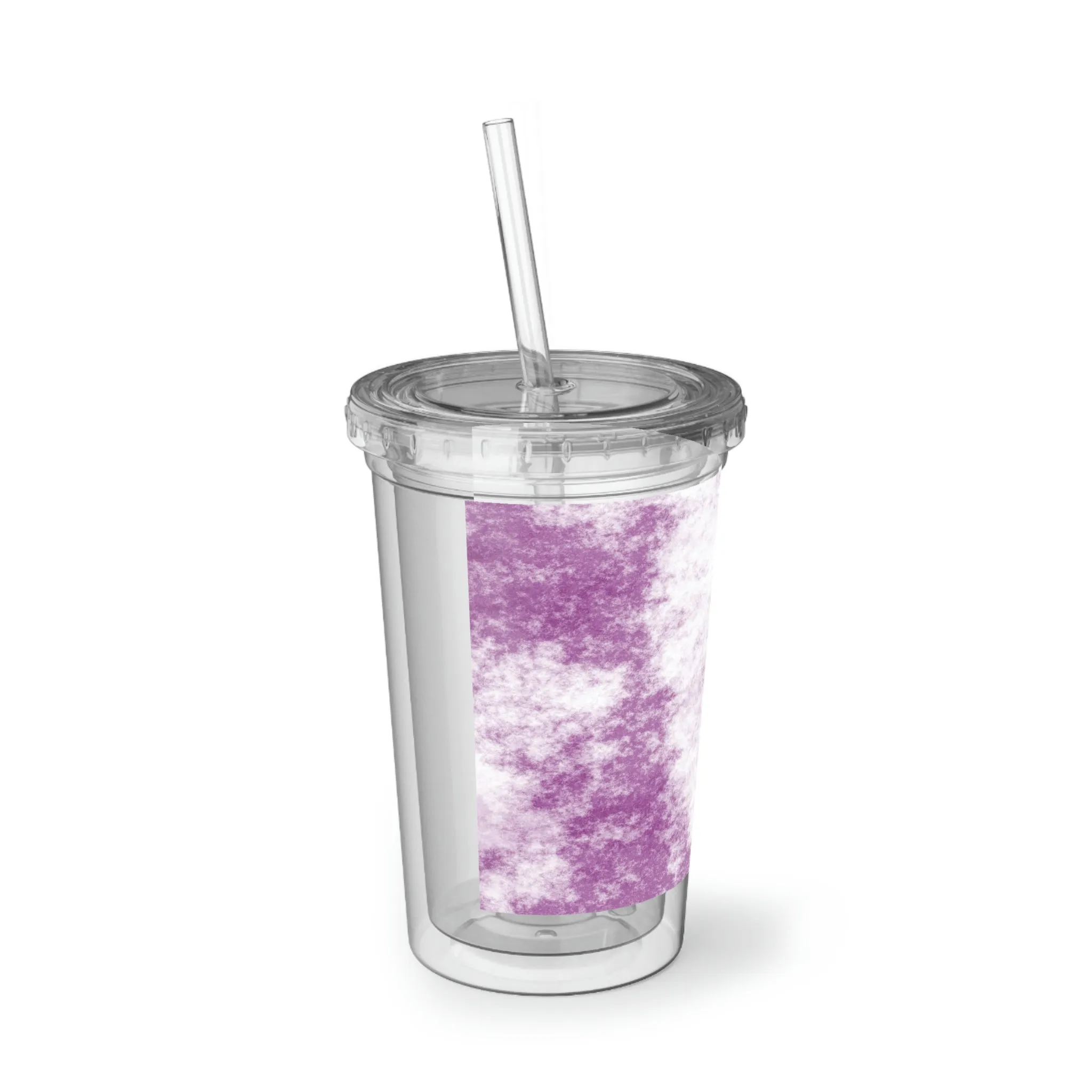 Purple Cloud Suave Acrylic Cup