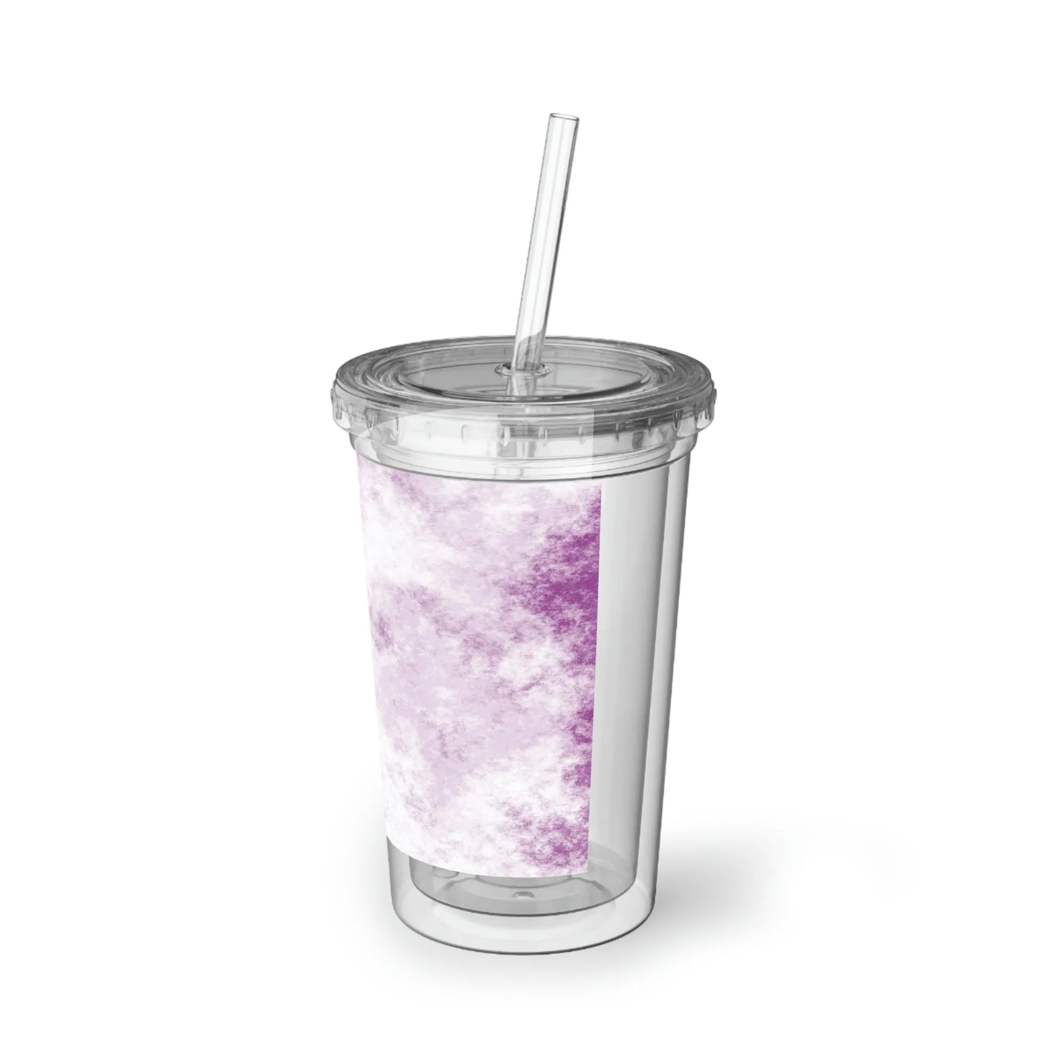 Purple Cloud Suave Acrylic Cup