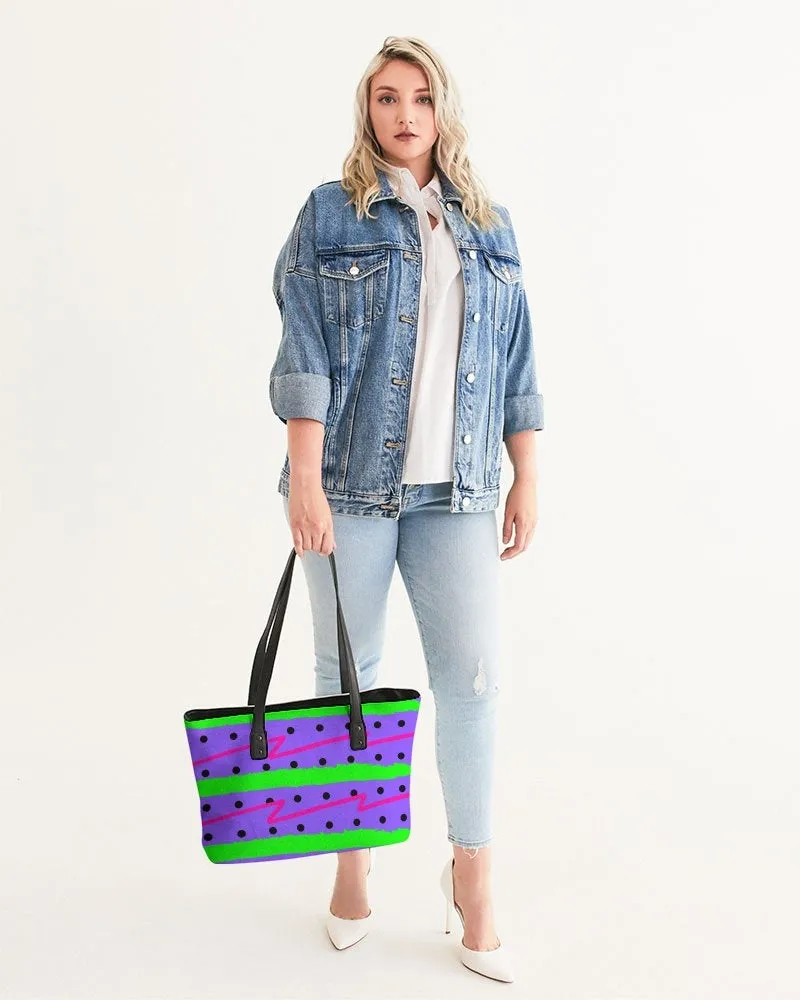 Purple Lime Crush Tote Bag