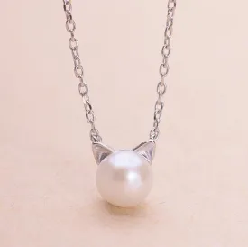 Purrfect Pearl Necklace