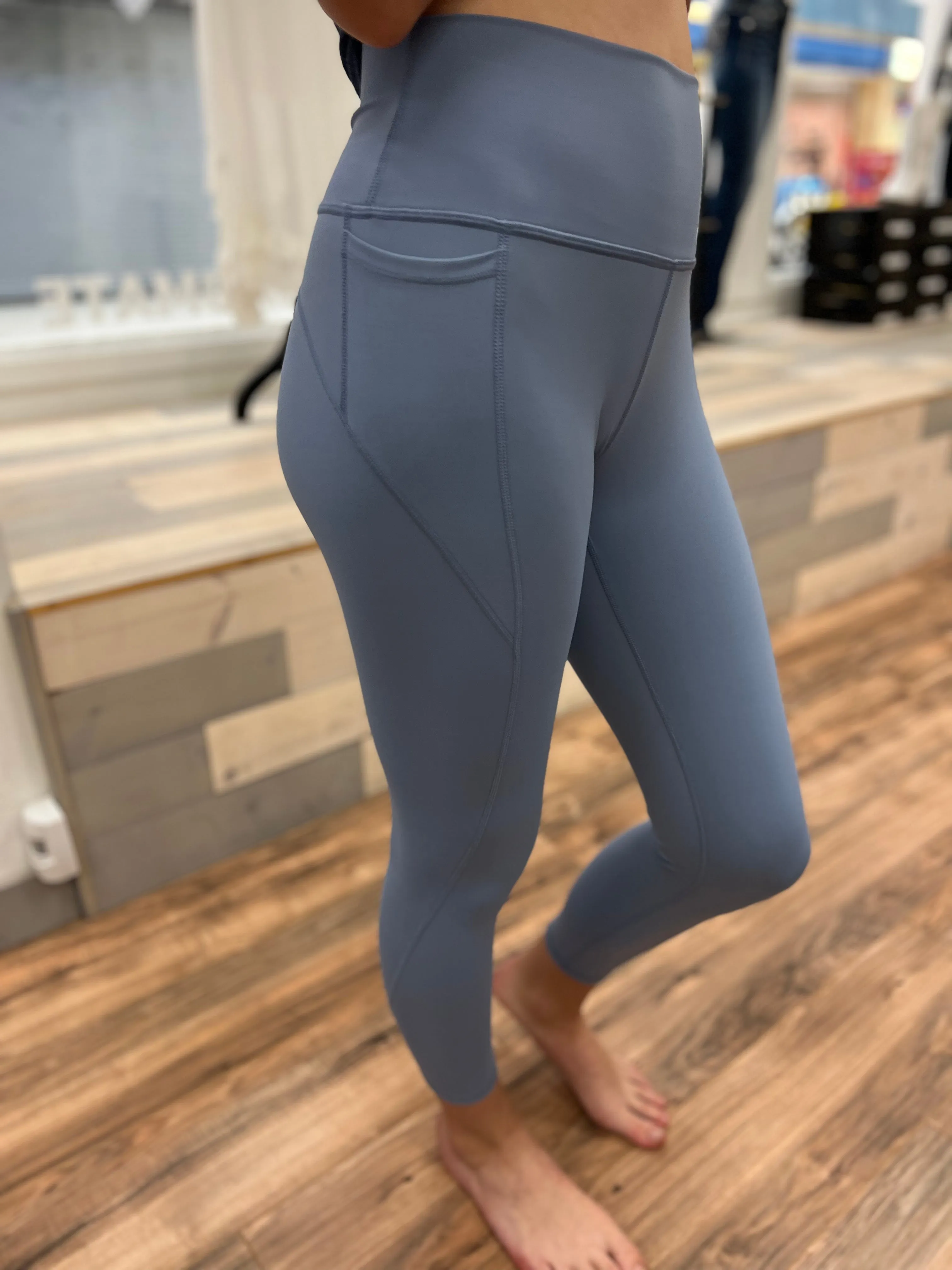 *PVM* Carmen Athleisure Leggings (Blue Stone)