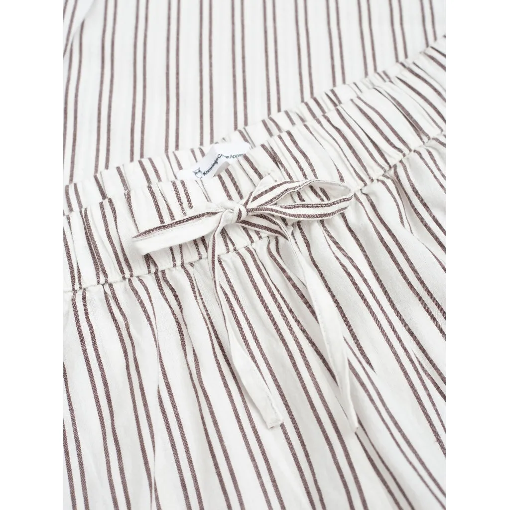 Pyjama set - GOTS/Vegan - Stripe - brown