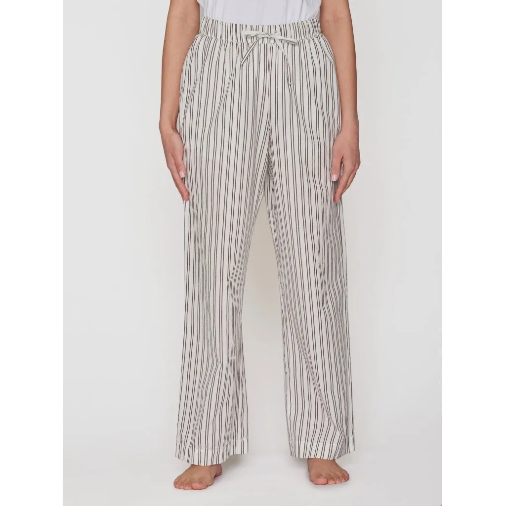 Pyjama set - GOTS/Vegan - Stripe - brown