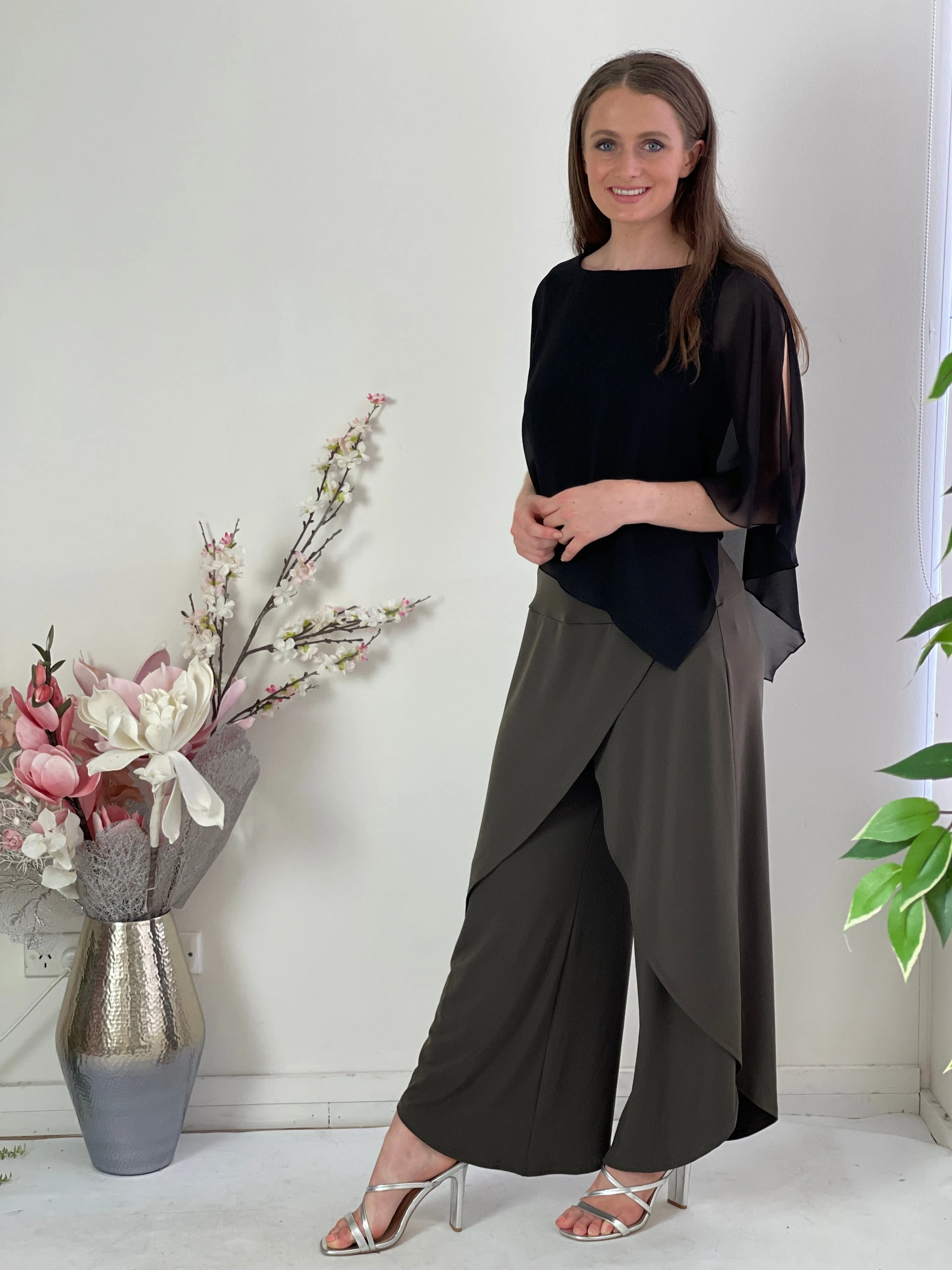 Pyrmont Khaki Layered Pants