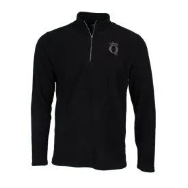 QFC-303 | Men's Freeport Microfleece pullover- Black/Grey