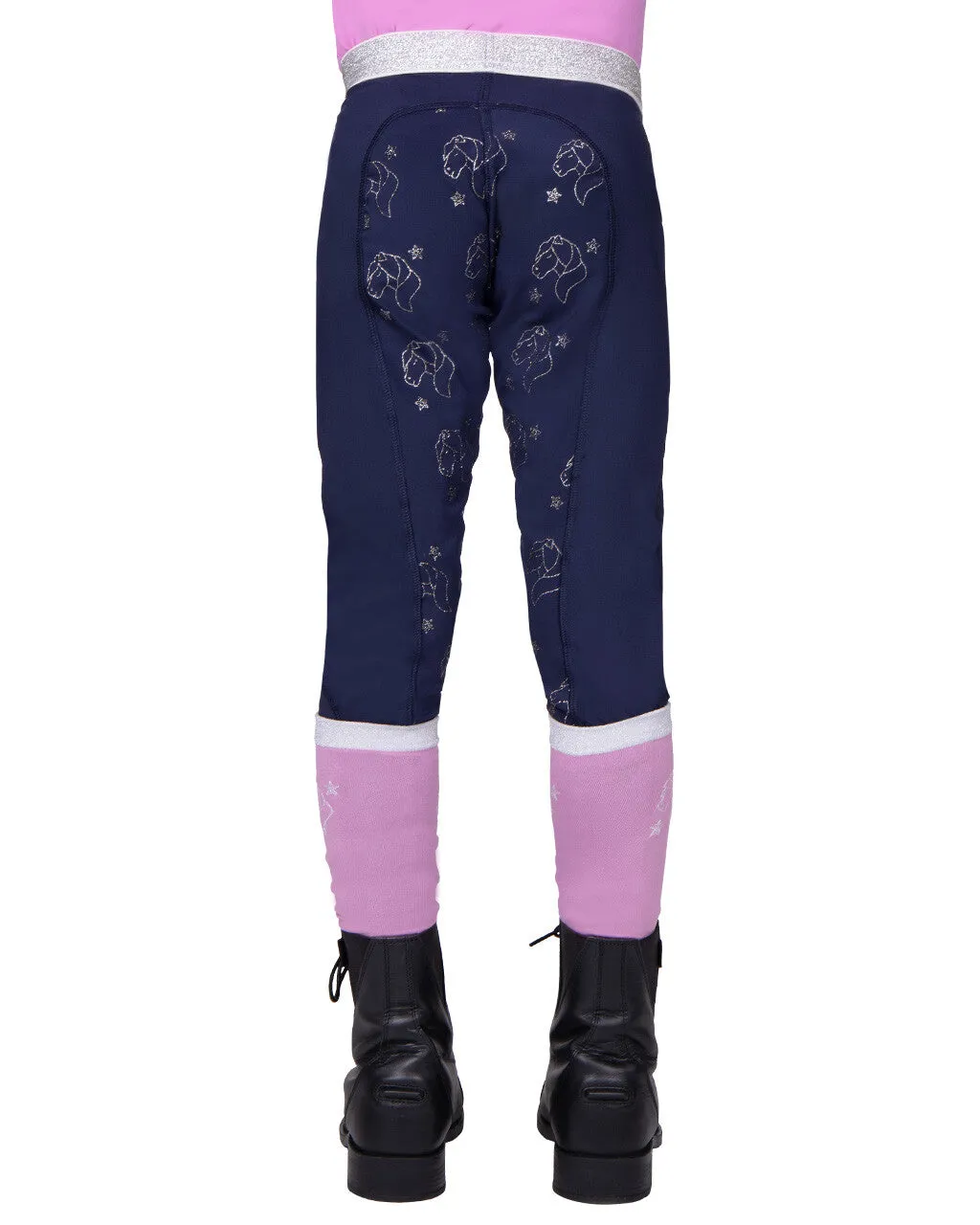 QHP Riding Tights Gwen Junior Full Grip