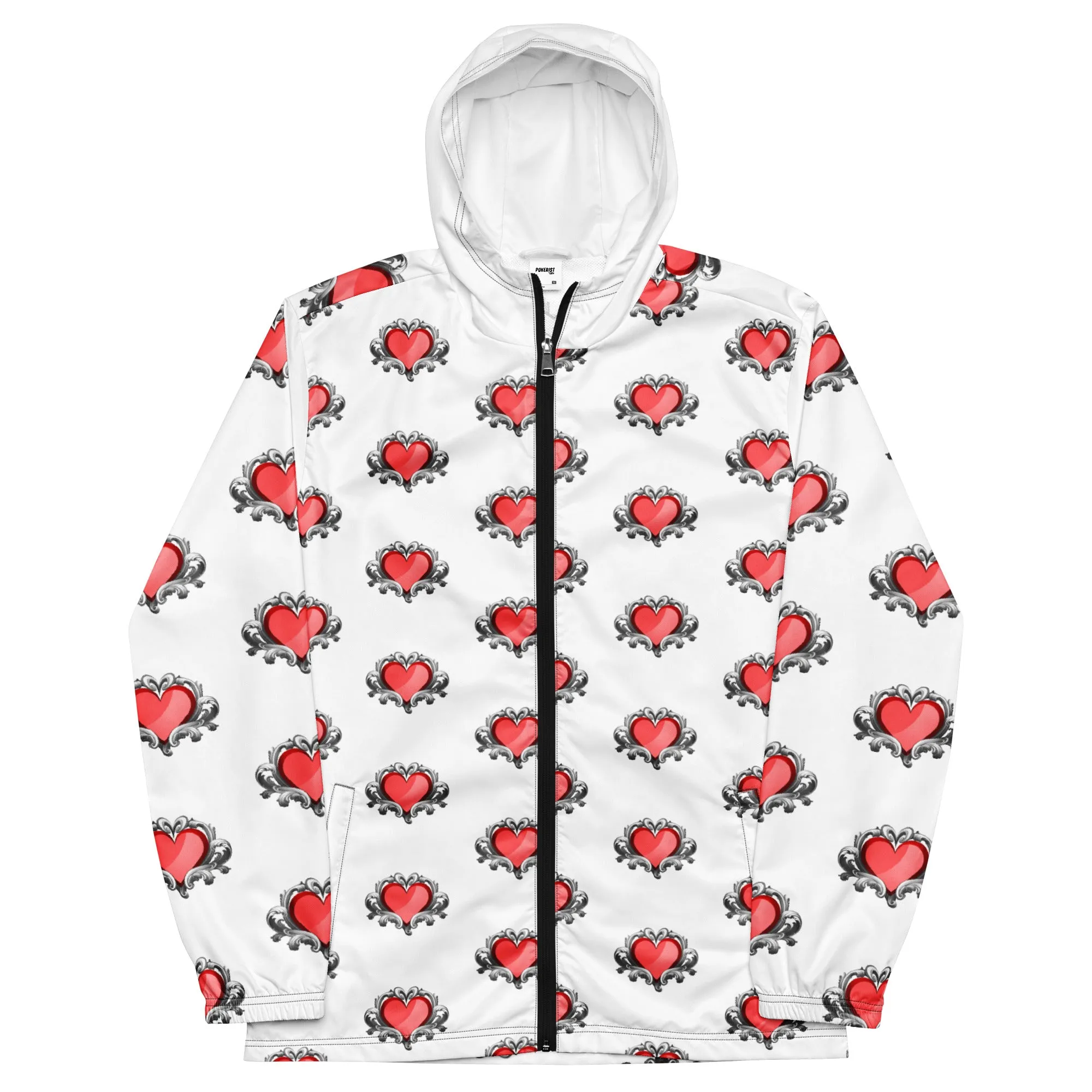 Queen Hearts - Men’s windbreaker