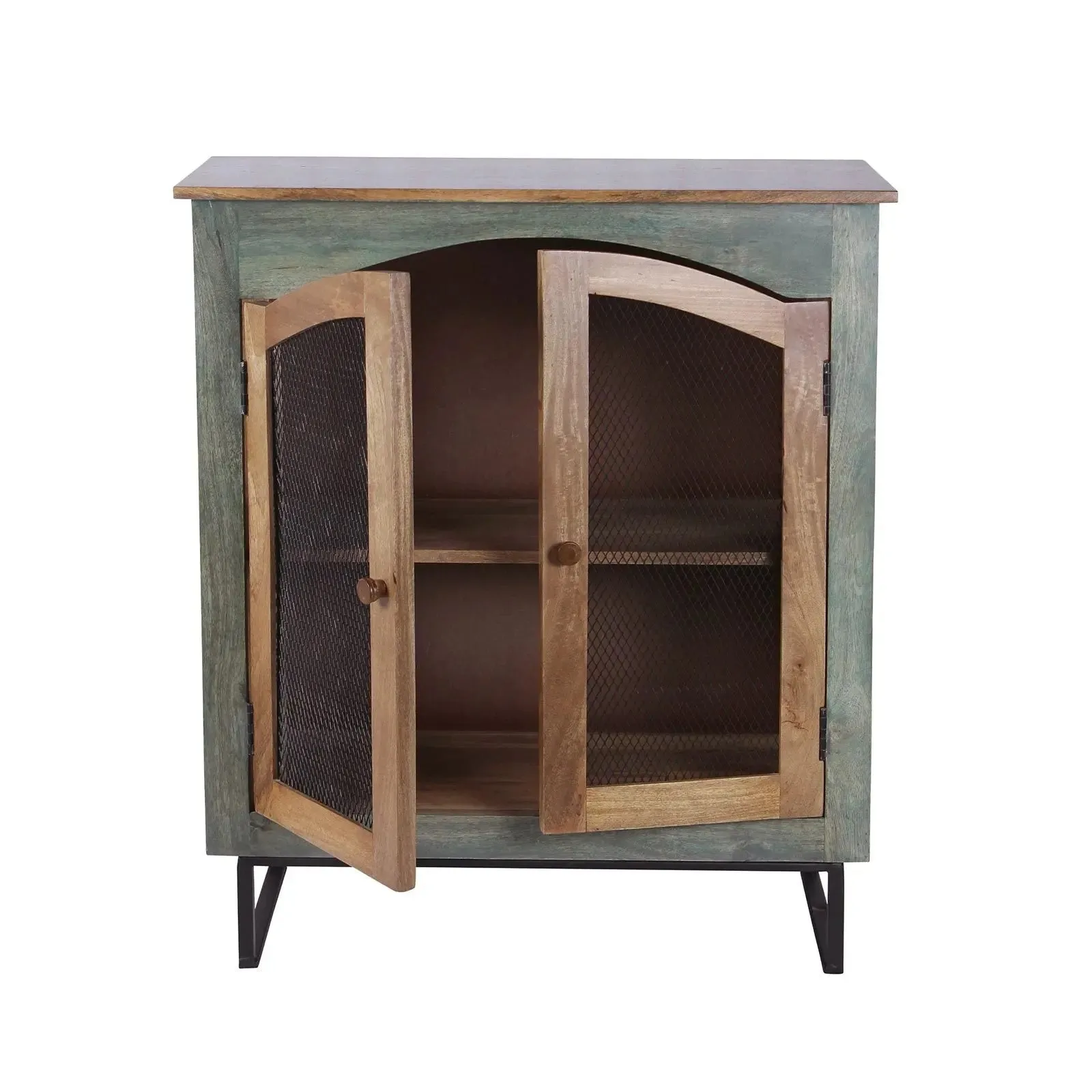 Quentin Solid Wood Cabinet and Mirror