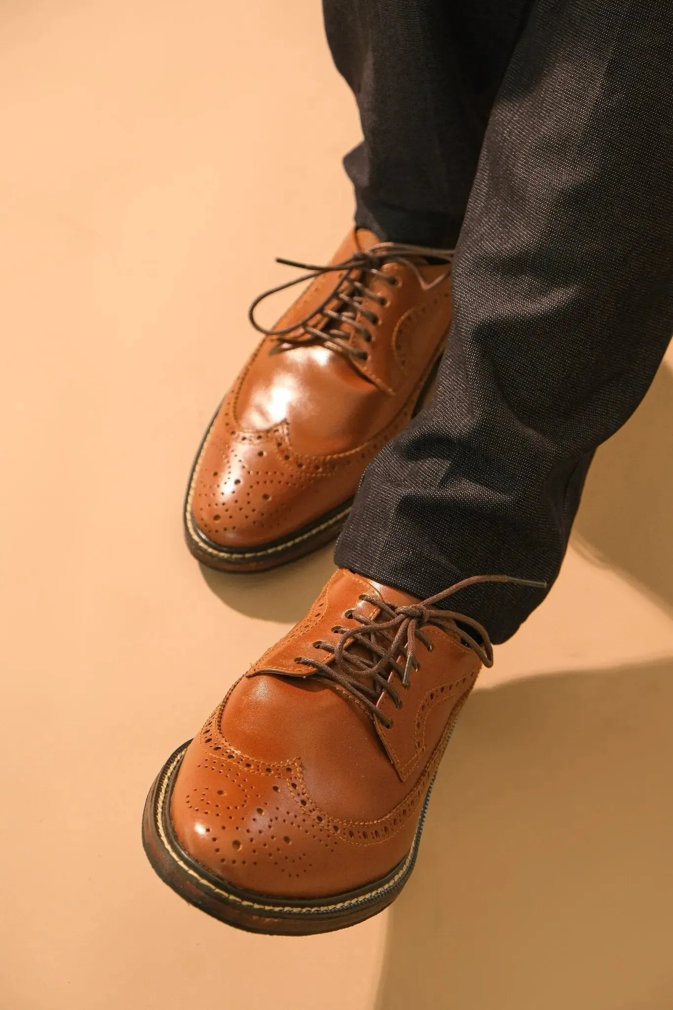 QUEZON Longwing Oxford - Tan