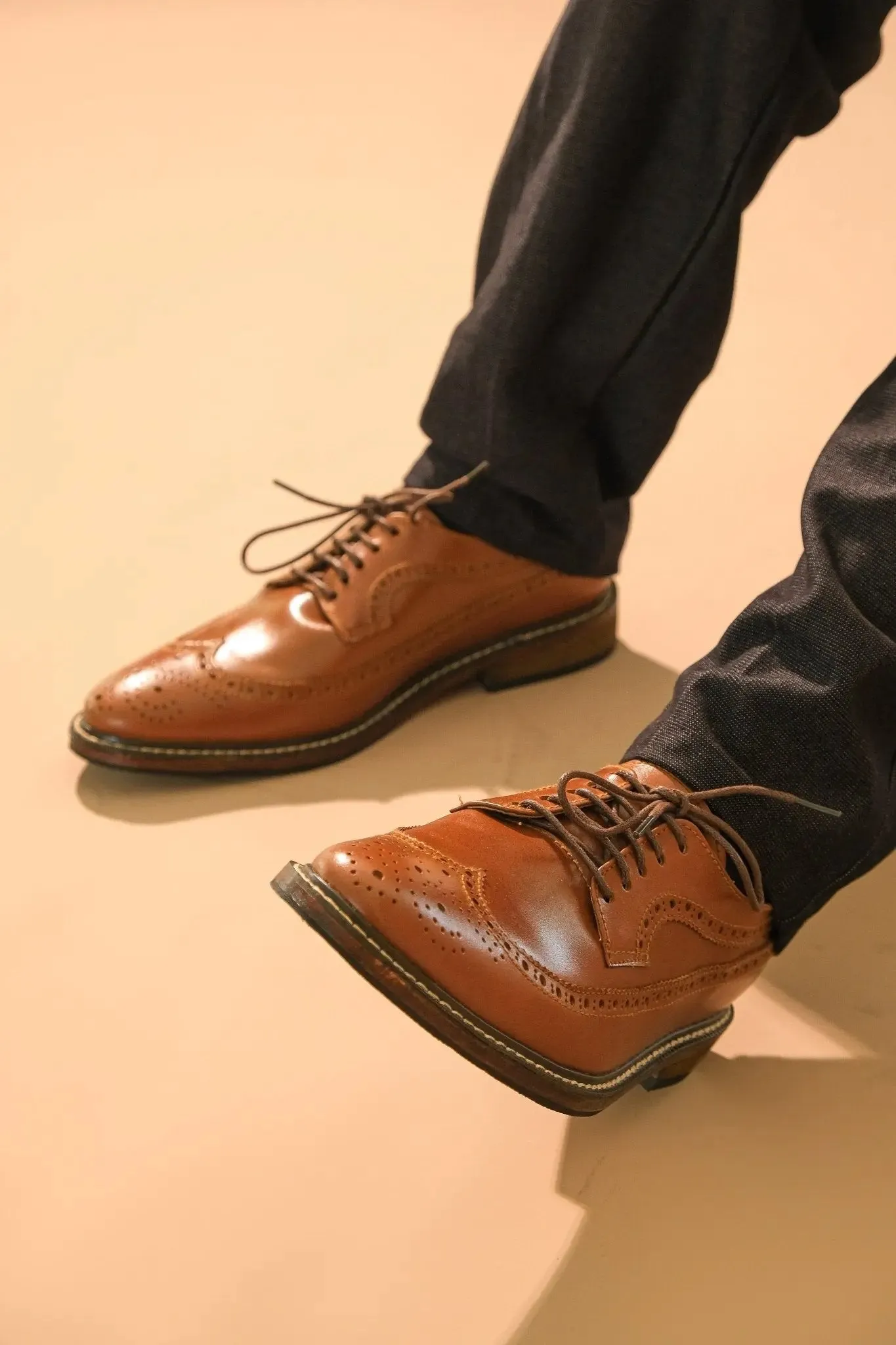 QUEZON Longwing Oxford - Tan