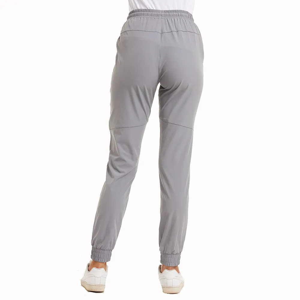 Quick Dry Long Pants Cargo Pants Lady Multi-Zipper Pockets Joggers Sweatpants Hiking Fishing Gym Trousers Work