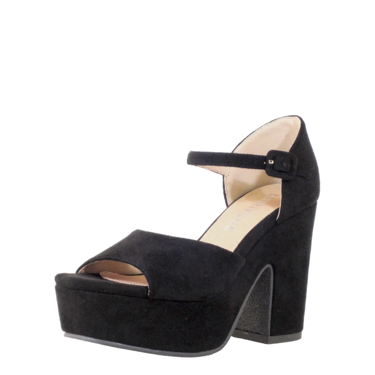 Quill Suede Platform Heels