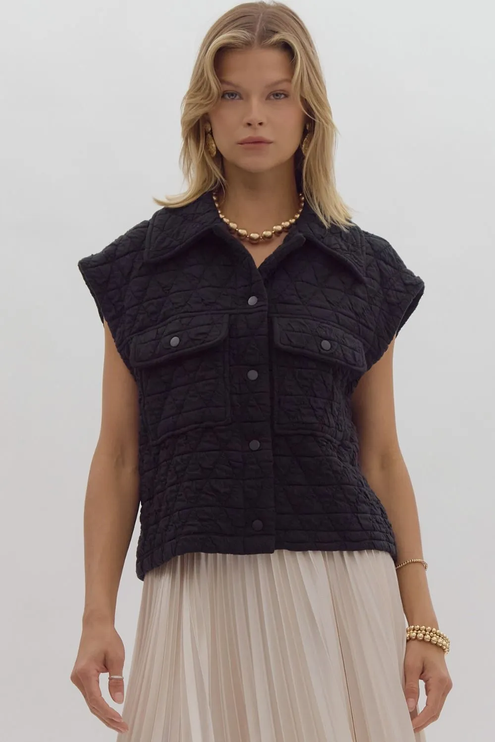 Quilted Down Vest