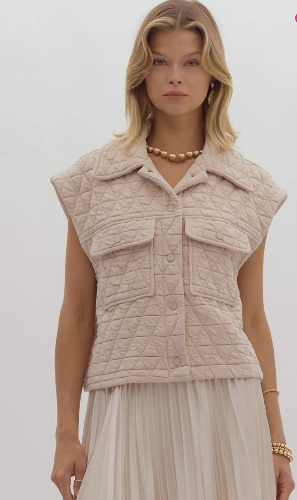 Quilted Down Vest