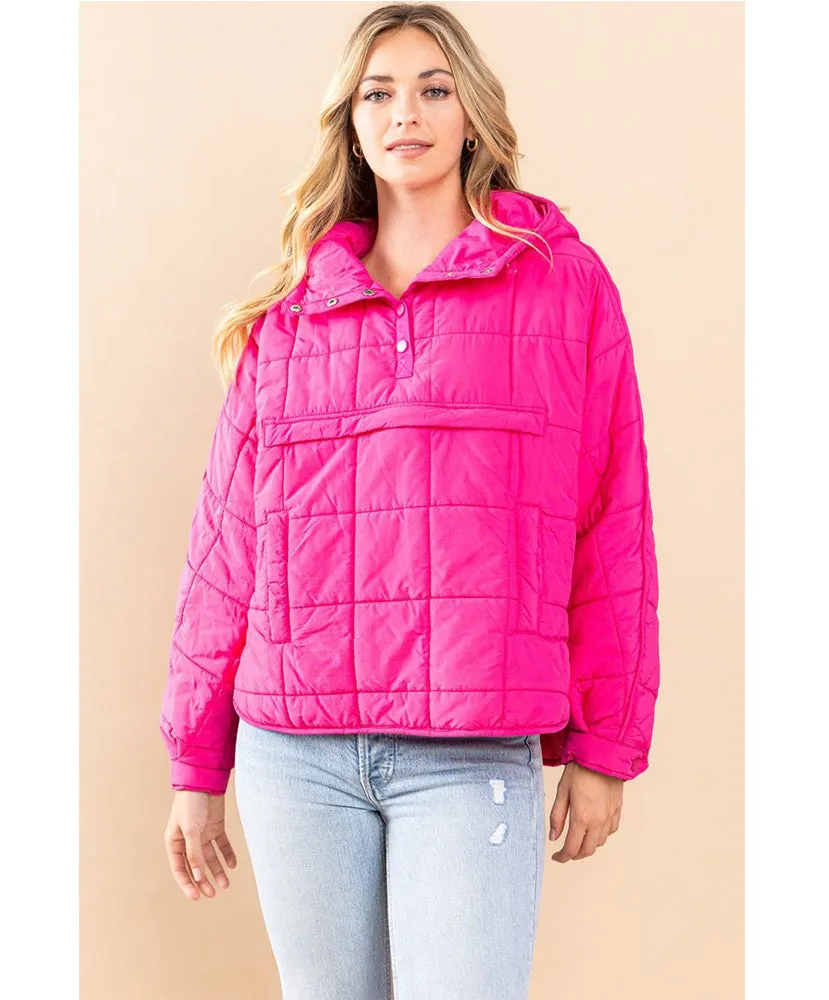 Quinn Quilted Hooded Jacket