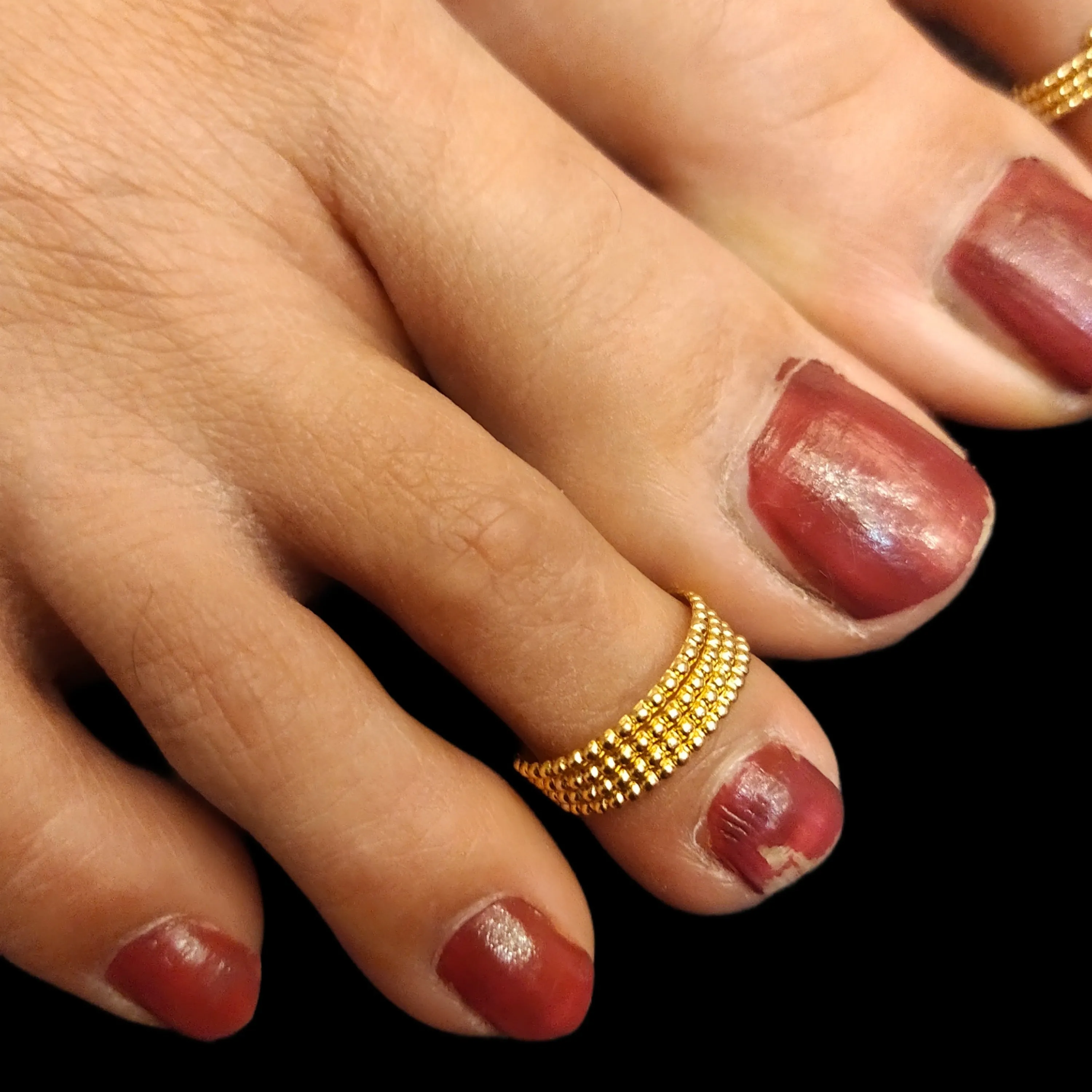 "Embrace Elegance and Tradition with Panchloha Toe Rings by ASP Fashion Jewellery"